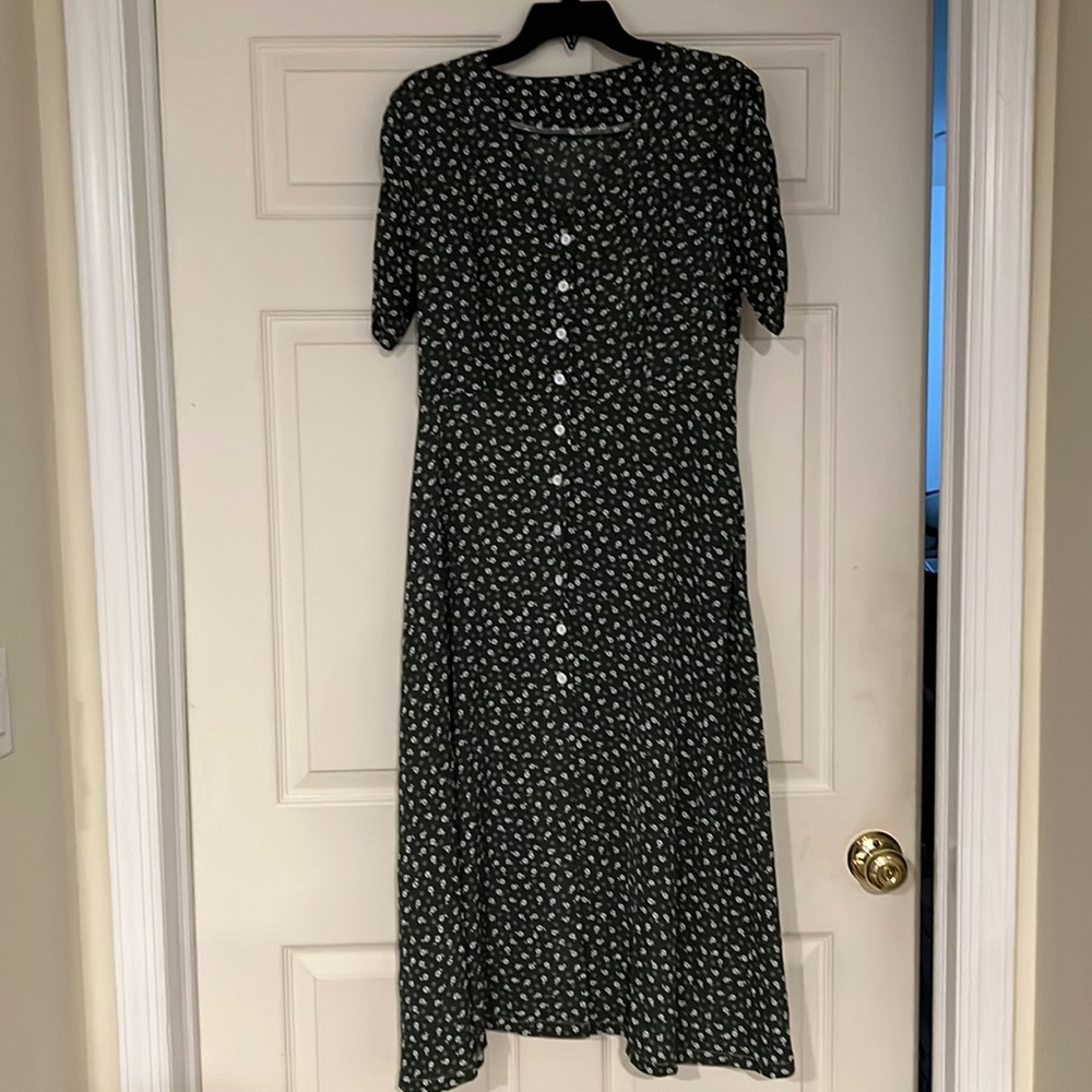 SHEIN Short Sleeved Floral Dress